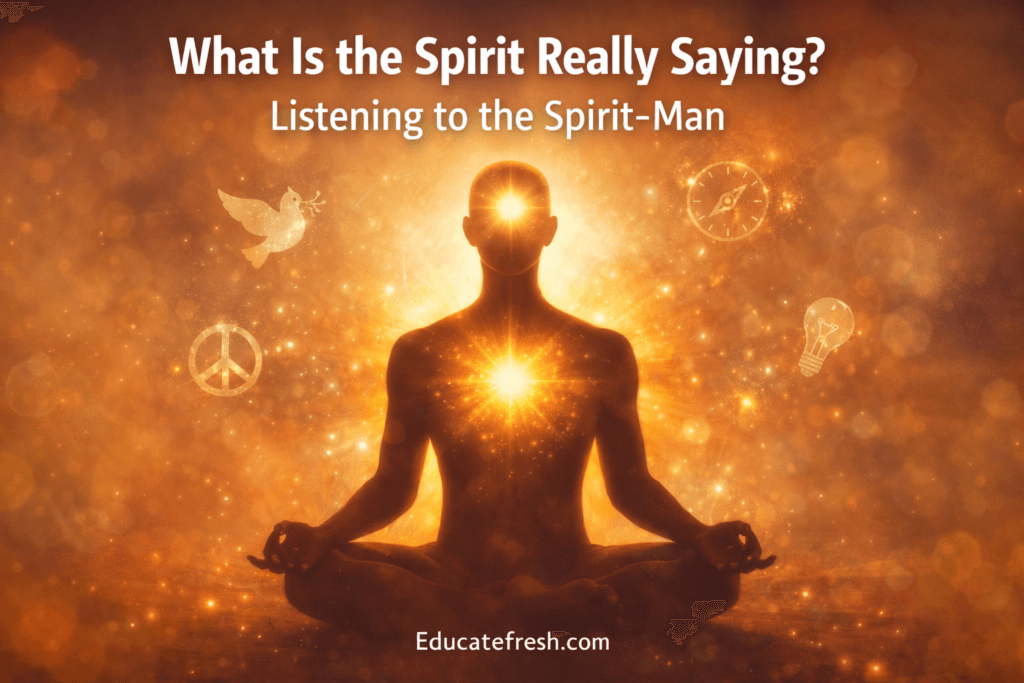 What Is the Spirit Really Saying? Listening to the Spirit-Man Guide