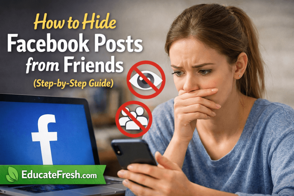 How to Hide Facebook Posts from Friends (Step-by-Step Guide)