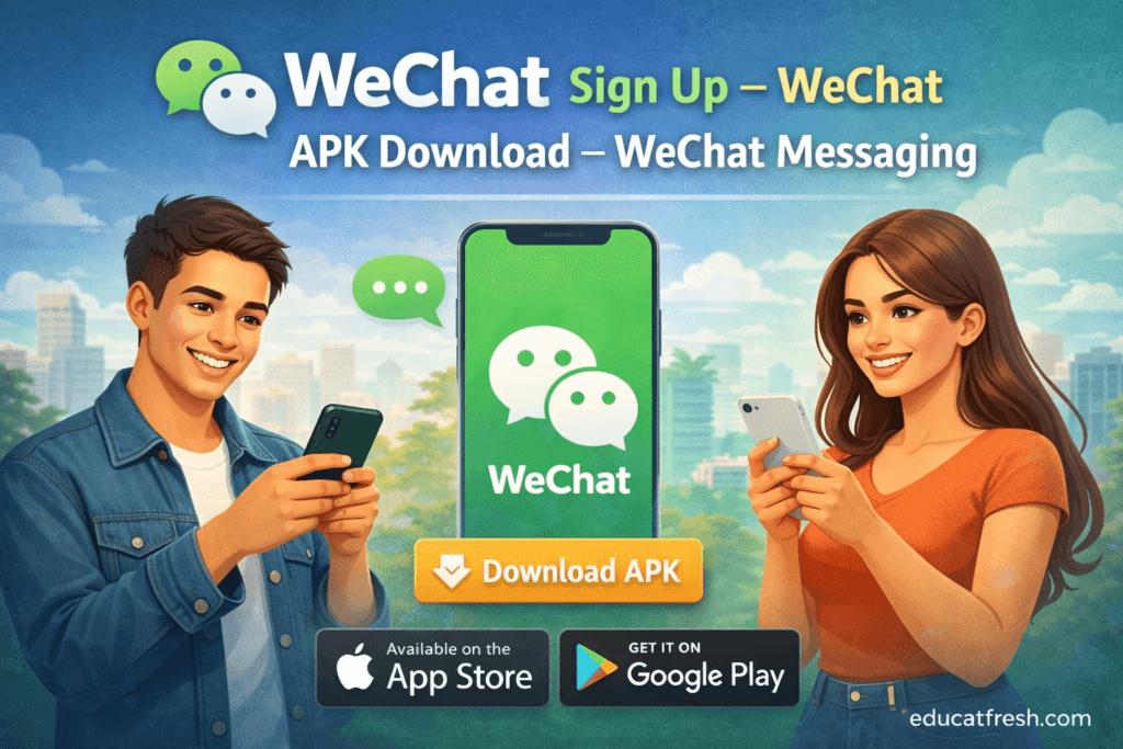 WeChat Sign Up - WeChat APK Download | Free Messaging & Calling App