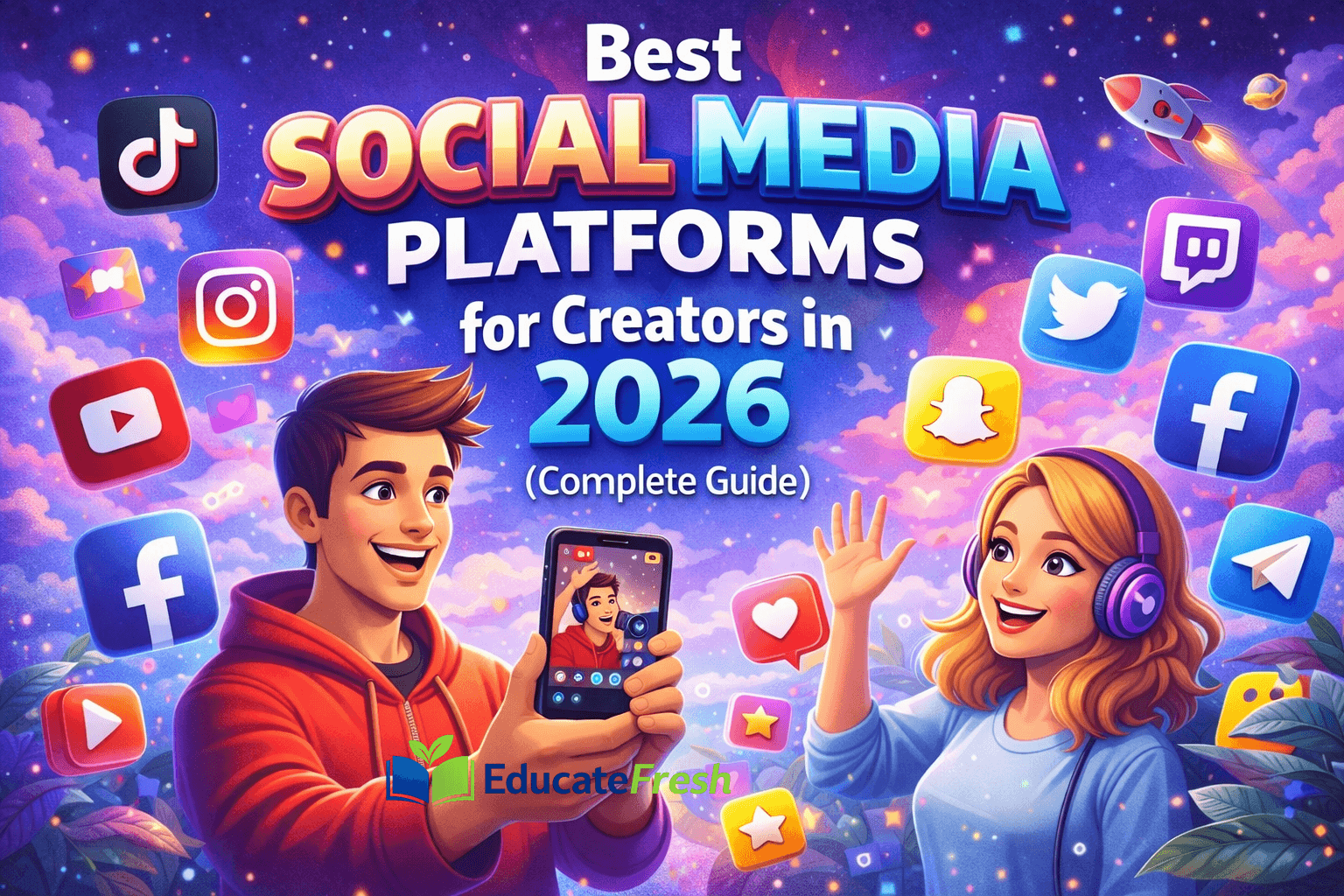 Best Social Media Platforms for Creators in 2026 (Complete Guide)