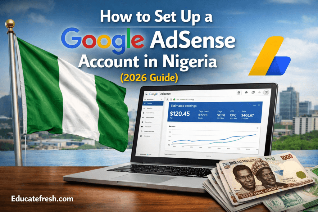 How to Set Up a Google AdSense Account in Nigeria (2026 Guide)