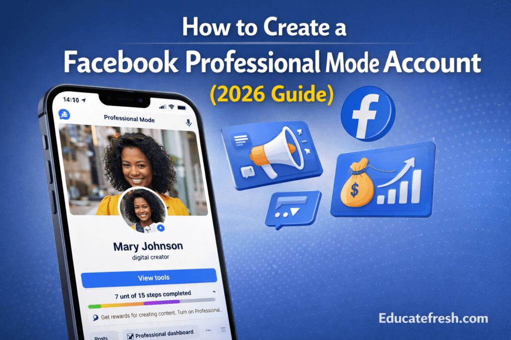 How to Create a Facebook Professional Mode Account 2026 Guide