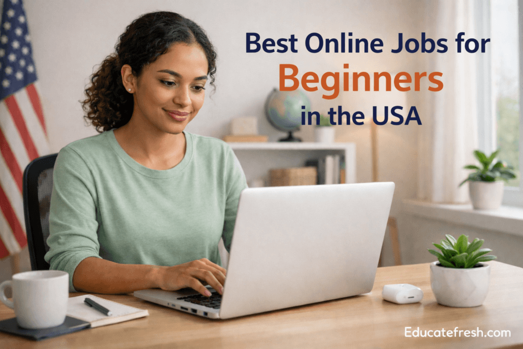 Best Online Jobs for Beginners in the USA - Legit Online Jobs