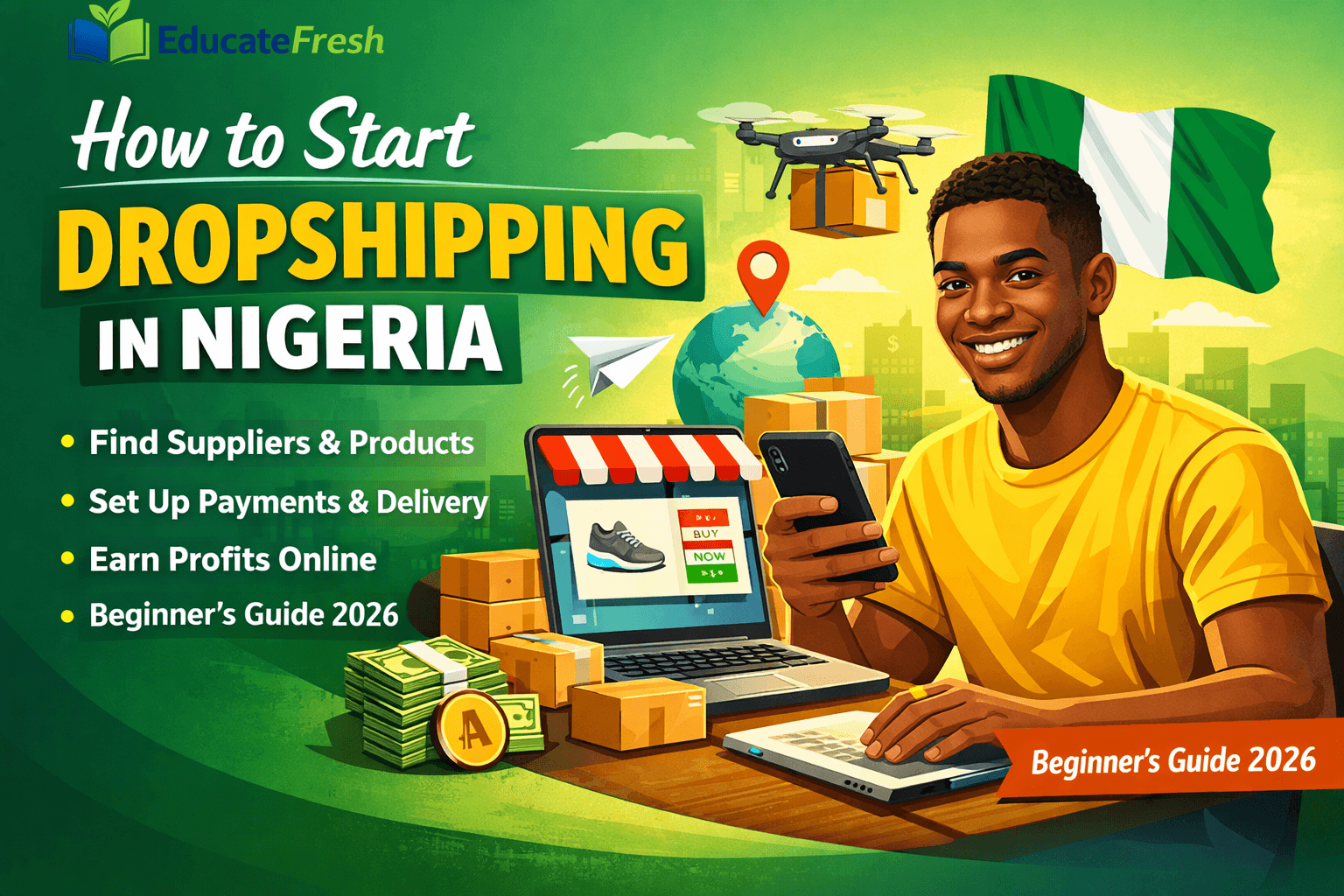 How to Start Dropshipping in Nigeria (2026 Beginner’s Guide)
