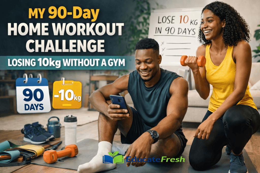 My 90-Day Home Workout Challenge: Losing 10kg Without a Gym