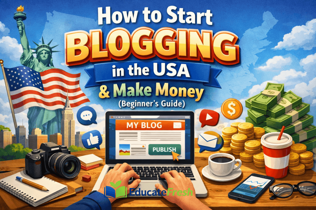 How to Start Blogging in the USA and Make Money (Beginner's Guide)
