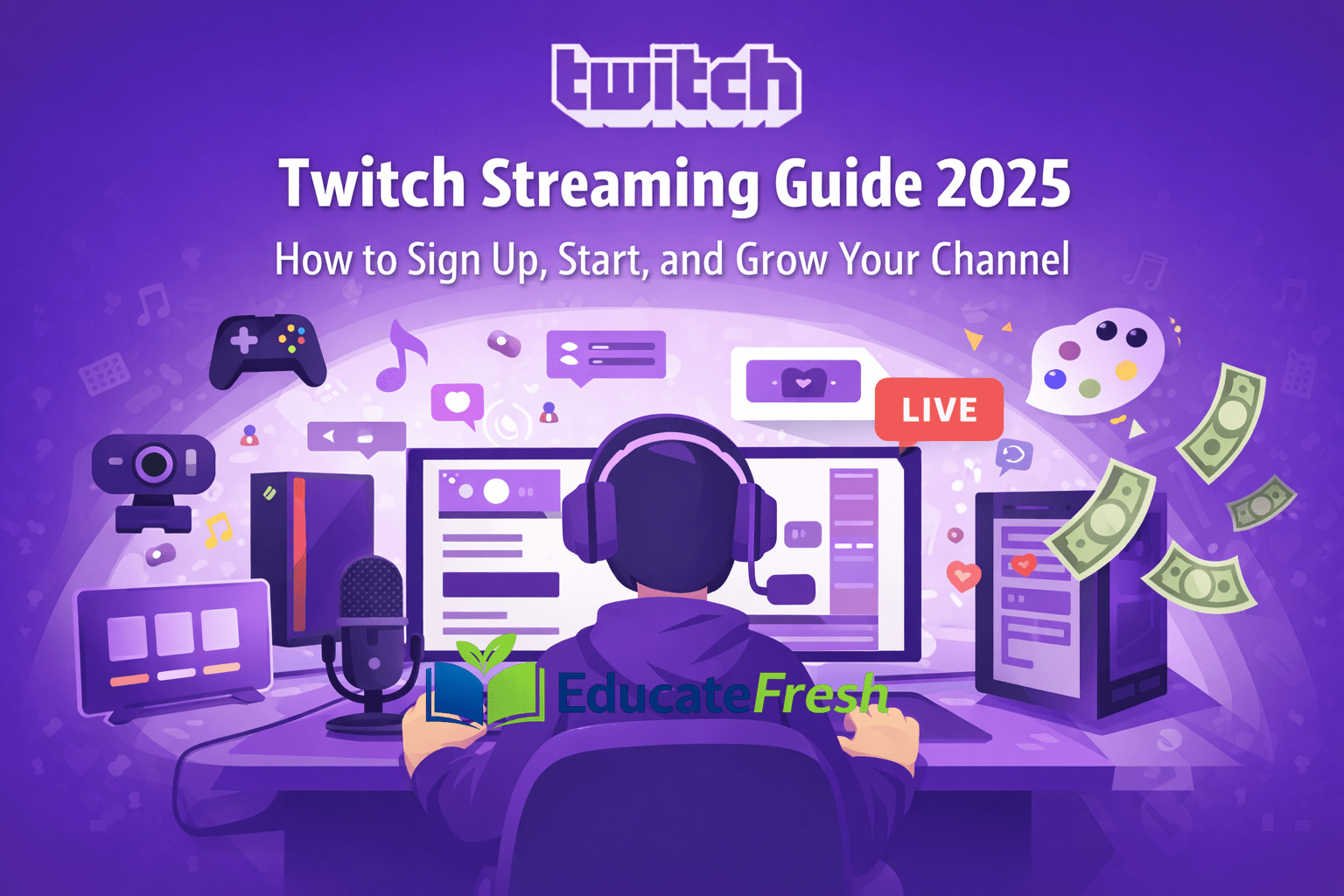 Twitch Streaming Guide: How to Sign Up, Start, and Grow Your Channel