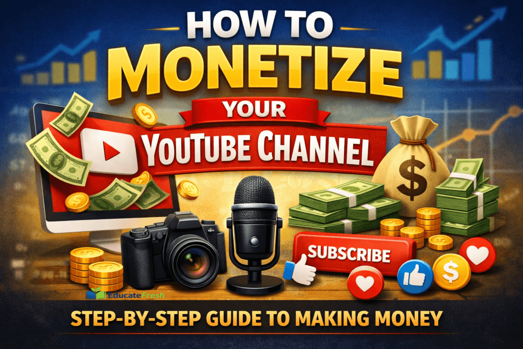 How to Monetize a YouTube Channel - Make Money On YouTube