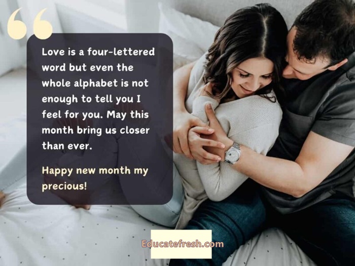 Best Romantic, Prayerful & Heartfelt New Month Messages To Wish Your Girlfriend