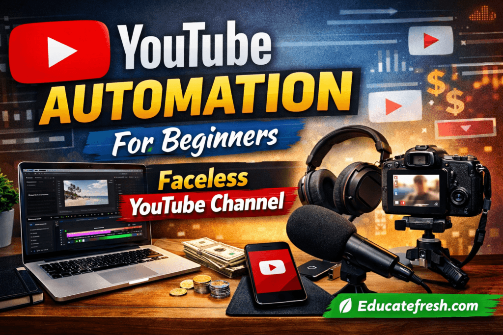 YouTube Automation For Beginners: Faceless YouTube Channel