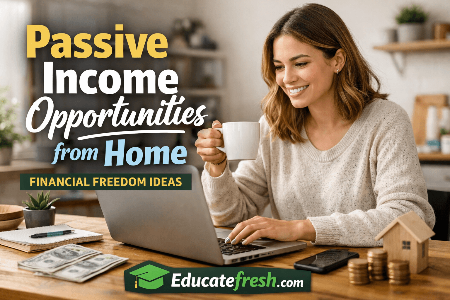 Passive Income Opportunities from Home: Financial freedom ideas