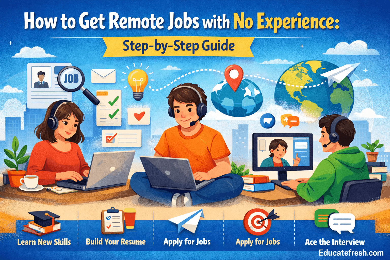 How to Get Remote Jobs with No Experience: Step-by-Step Guide