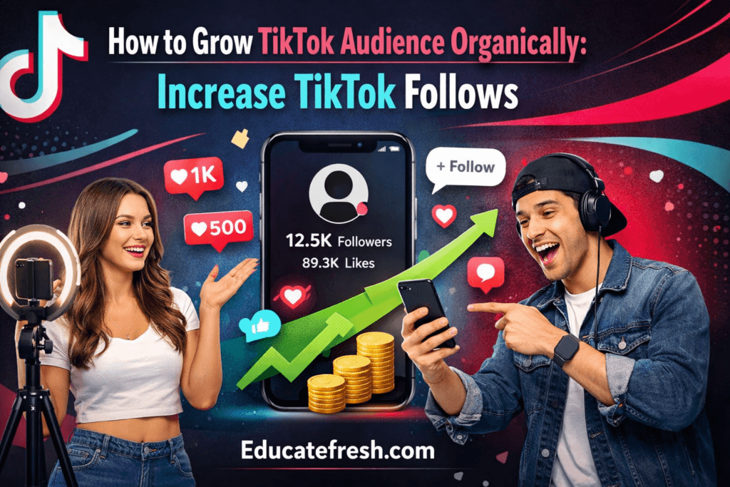 How to Grow TikTok Audience Organically: Increase TikTok Follows