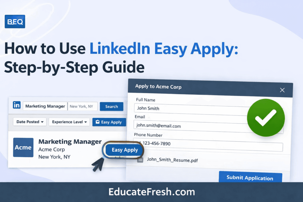 How to Use LinkedIn Easy Apply: Step-by-Step Guide