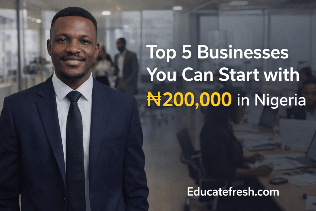 Top 5 Profitable Businesses in Nigeria: ₦200,000 Business Ideas