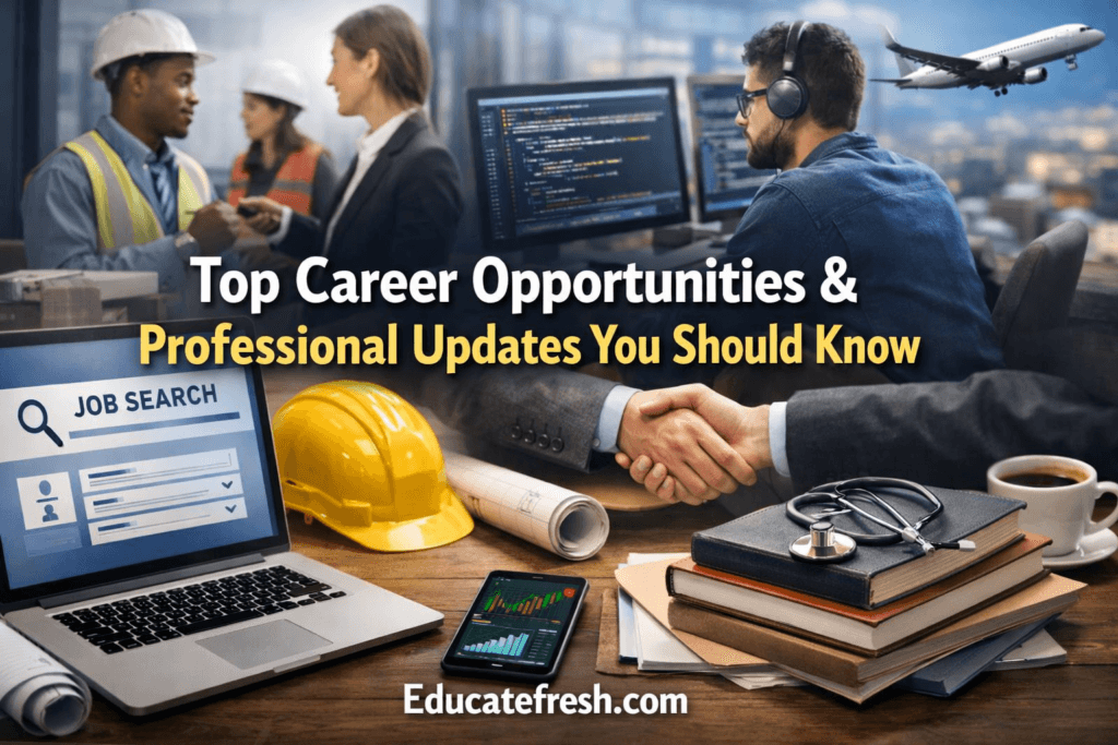 Top Career Opportunities & Professional Updates You Should Know