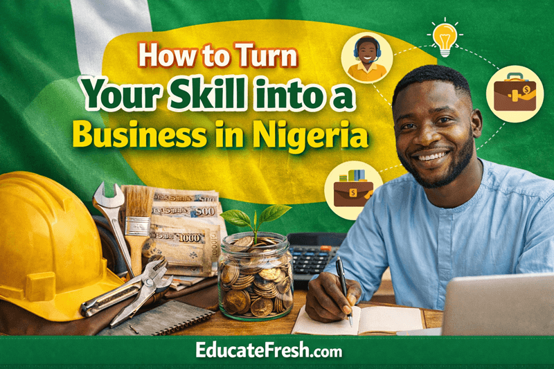How to Turn Your Skill Into a Business in Nigeria