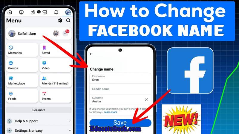 How to Change Your Name On Facebook Step by Step