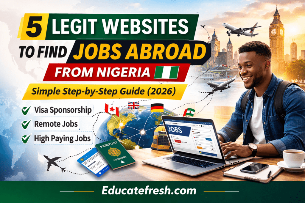5 Legit Websites to Find Jobs Abroad from Nigeria (Simple Guide)