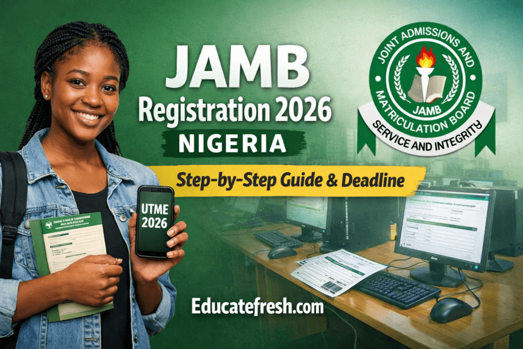 JAMB Registration 2026 Nigeria: Step-by-Step Guide, Deadline