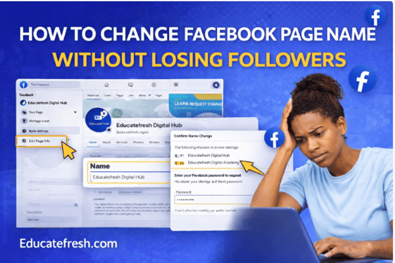 How to Change Facebook Page Name Without Losing Followers