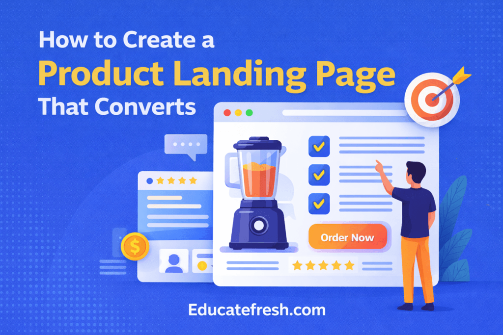 How to Create a Product Landing Page That Converts
