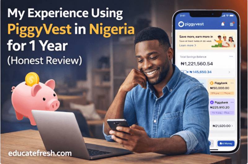 My Experience Using PiggyVest in Nigeria for 1 Year (Honest Review)