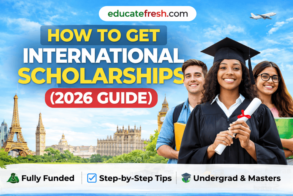How to Get International Scholarships - Study Abroad Guide 2026