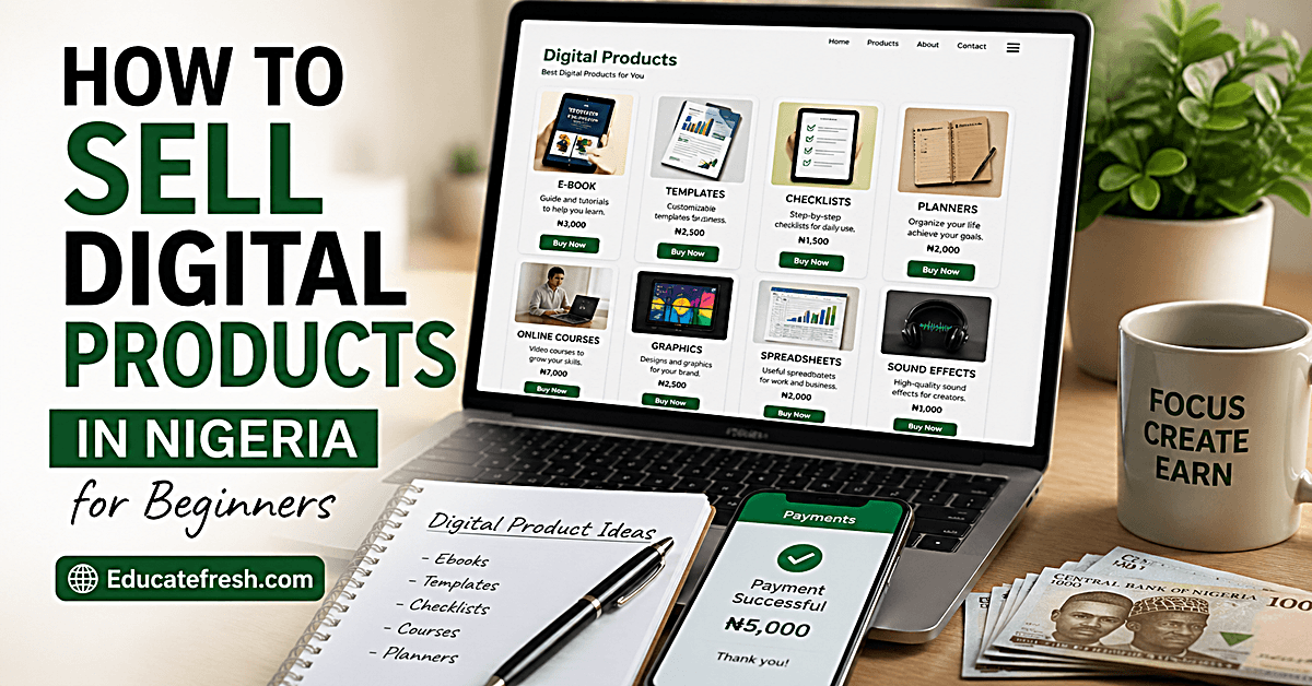 How to Sell Digital Products in Nigeria for Beginners