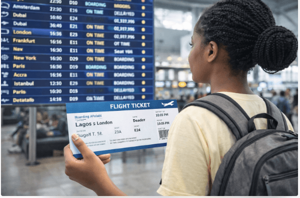 Travel Preparation (Airport/Flight Ticket)