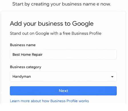 add business to google listing form how to make your business appear on google search