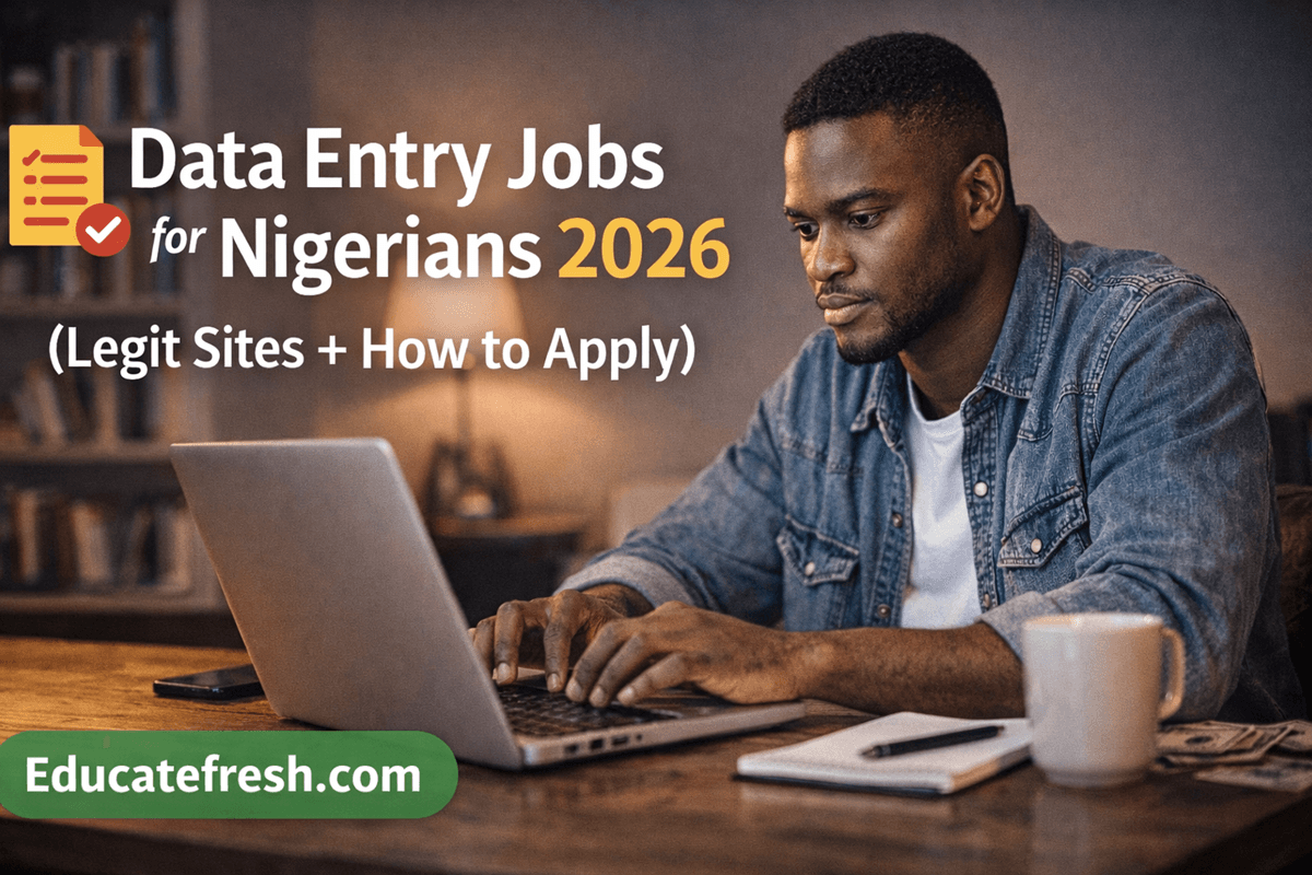 Data Entry Jobs for Nigerians 2026 (Legit Sites + How to Apply)